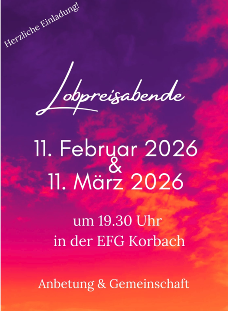 Flyer Lobpreisabend